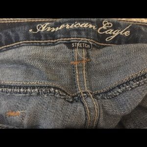 Distressed American Eagle Jeans